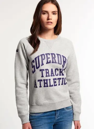 Superdry women's Athletics crew neck sweatshirt size M juniors