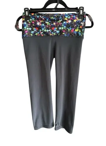 Pineapple performance yoga capri leggings women Size XS