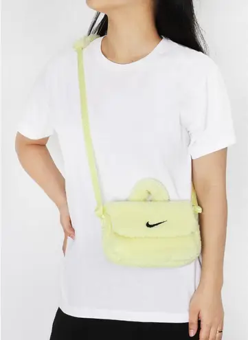 Nike NWT  NSW Faux Fur Crossbody Bag