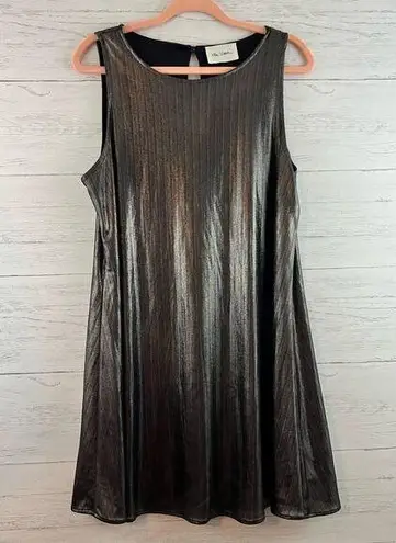 The Cove Silver Sleeveless A Line Dress Size L