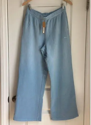 SKIMS French Terry Straight Leg Pant in Blue Bell, Size X-Small