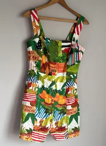 Farm Rio NEW Tropical Fair Linen Mini Dress