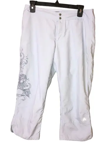 Nike ACG Straight Leg Cropped Athletic Pants Baby Blue Womens 8 Y2K