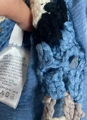 Beach By Exist Hand Made crocheted off shoulder beach dress