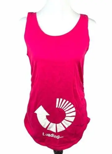 Cafepress Loading Maternity Tank Top, Pink, Large Size undefined