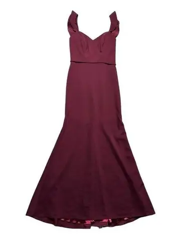 Theia Burgundy/ Maroon Sleeveless Formal Gown US8 Red Size 8