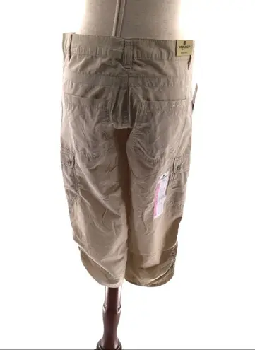 Woolrich Nwt Hiking Women Beige Capri Pants