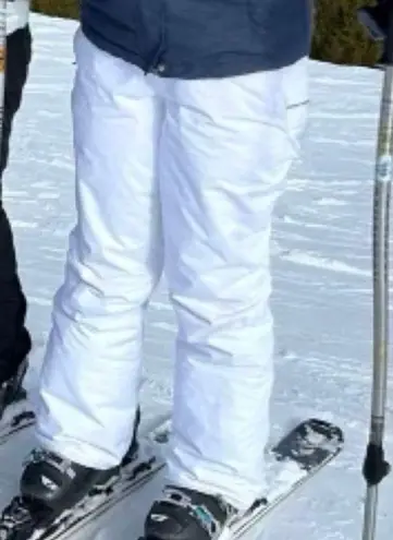 Columbia White Snow Pants