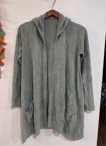 Barefoot Dreams CozyChic Ultra Lite Hooded Open Cardigan Women’s Size XSmall