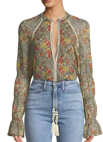 Alexis Samera Floral Long Sleeve Top Blouse