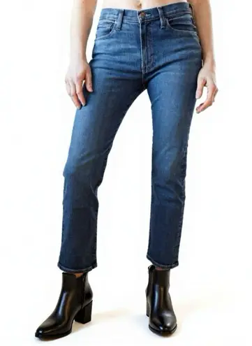 Edwin Demi Slim Straight Jean Womens Sz 28 Mid Rise Tempest Dark Denim MSRP $185 Blue