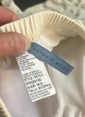 Antonio Melani Boho Cream Handkerchief Bikini Top. Size Medium - Image 4