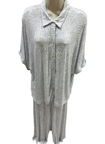 SOMA COOL NIGHTS Slub Dolman Pajama Top and Wide