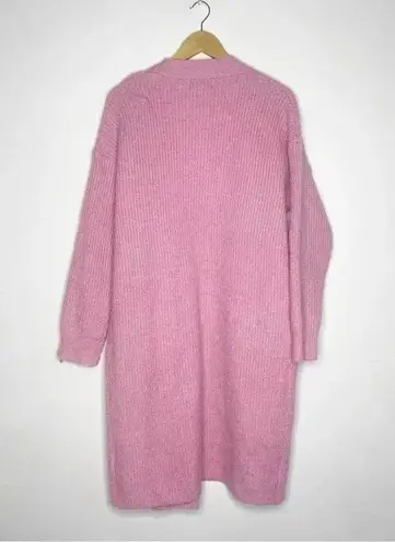 Apparis Pink Duster Joey Cardigan Baby Pink Sweater Pockets Size XS Small