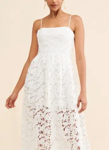 ASTR  the Label Joyce Corset Back Lace Midi Dress