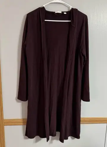 Pure Jill Luxe Tencel Cardigan Size Small Purple