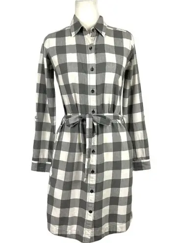 Royal Robbins Jackson Windowpane Plaid Long Sleeve Dress SZ XS Granola Girl