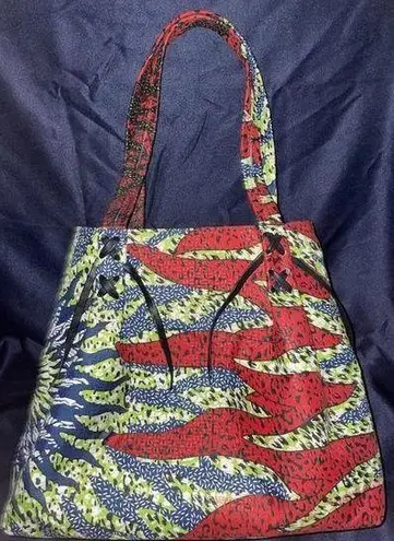Rare Olayemii Bag “Iam Worthy Of Wealth” Authentic Custom Made Colorful Tote