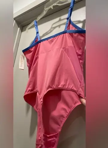 NWT Colsie Barbie Pink Colsie Spaghettie Strap Bodysuit Leotard Onesie Lingerie Size XL