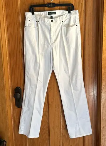 Ralph Lauren  White Straight Leg Jeans size 12