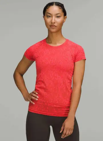 Lululemon Swiftly Tech Red Short Sleeve