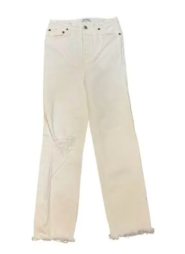 RE/DONE 70s Stovepipe Jeans – Worn White
Size: 26
Made in: Mexico