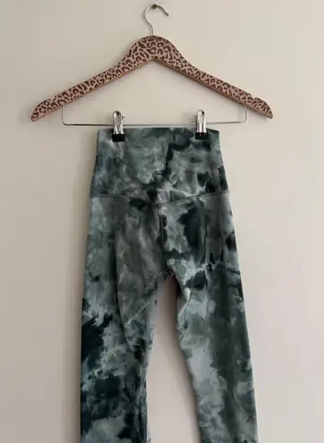 LULULEMON Align High Rise Diamond Dye Green Leggings 28" Size 0