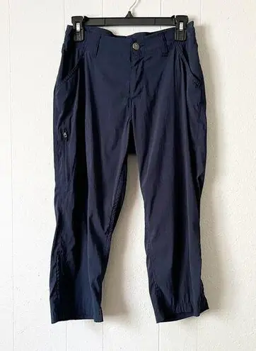 Khombu Cropped Pants Womens Small Outdoors Hiking Fishing Camping Lightweight