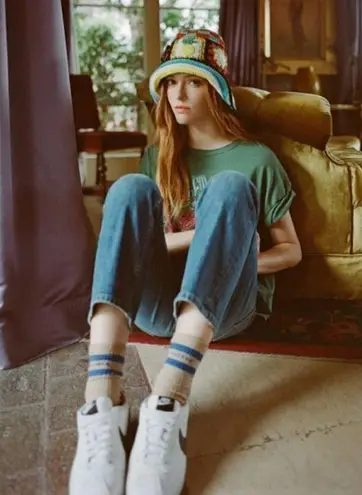 đź’•MOTHER SUPERIORđź’• The Tomcat Jeans ~ Kneeling On Stones 27 NWT Blue