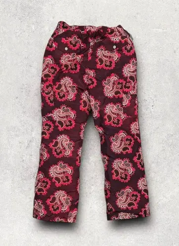 Snozu β
Glacier Shield Insulated Paisley Pattern Wide-Leg Snow Pants β