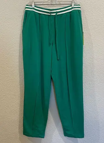 Summersalt New! The Pinktuck French Terry Tapered Joggers in Kelly Green