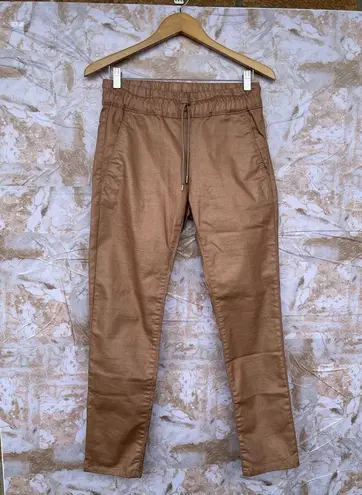 Bevy Flog golden tan drawstring pants size 28