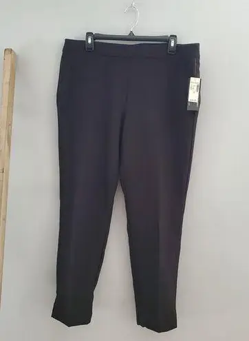 Roz & Ali Black Classic Fit Ankle Pants Size 12 NWT