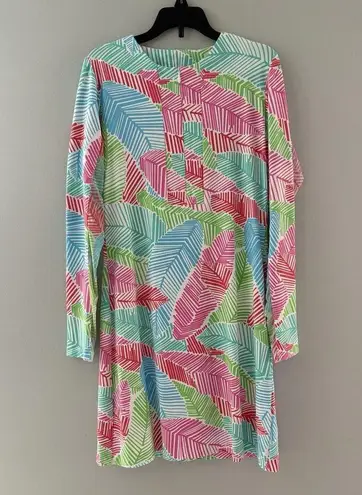 IBKUL 1/4 Zip Dress Womens XS Pink Blue Red Green White Tropical Beach Athletic