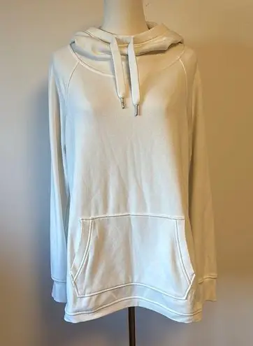90 Degree By Reflex Cream Cowl Neck Sweater Size XL