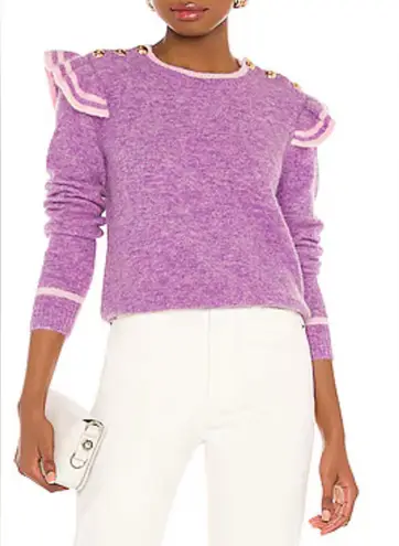 Generation Love NEW Brynlee Sweater in Purple & Pink Medium