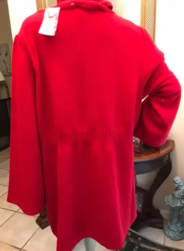 Style & Co Red Tunic Sweater 3X with Scarf