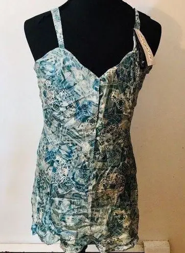 Robert Stark Blue/White Silk Teddie XL NWT