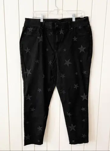 Maurice's  Black Star Print High-Rise Jeans