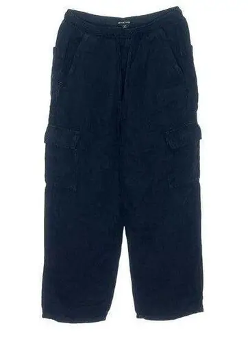 Whistles Women's Amber Cargo Pocket Pants Black Tonal Stripe Cargo Pocket Size 6