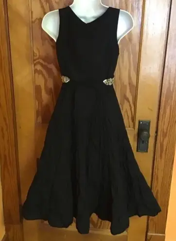 Sue Wong Vintage 80s sequined tiered dress