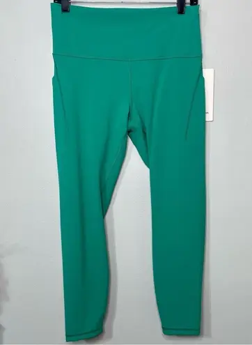 Lululemon  Wunder Train High Rise Tights Kelly Green Leggings with Pockets NWT