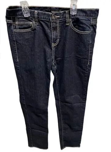 Calvin Klein dark wash skinny jeans with contrast stitching size 30/10 Blue