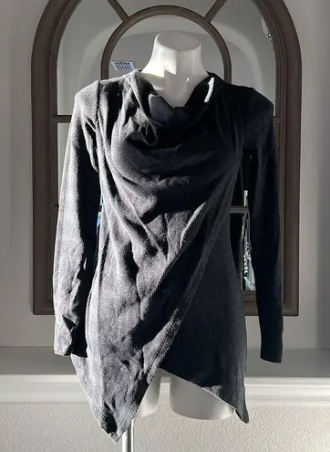 Andrew Marc Marc New York Long Sleeve Asymmetrical Thermal Tunic  in Gray Size S EXCELLENT!