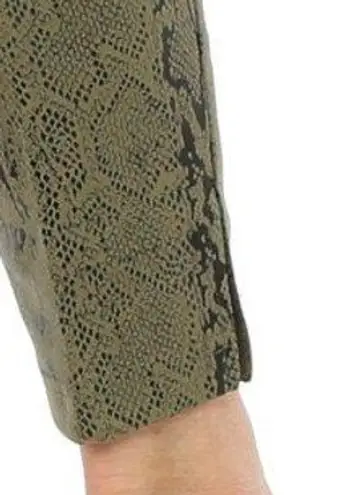 Zac and Rachel Womens Snake Print Pull On Pants Size Small