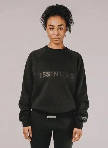 Fear of god  ESSENTIALS 3D Silicon Applique Crewneck