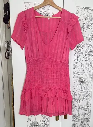 Love Shack Fancy  Rena watermelon ice mini dress