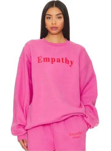 The Mayfair Group Empathy Always Crewneck in Pink L/XL REVOLVE Size undefined