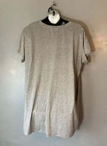 Joyspun Gray Trust in the Universe Graphic Tee with pockets Size 2X