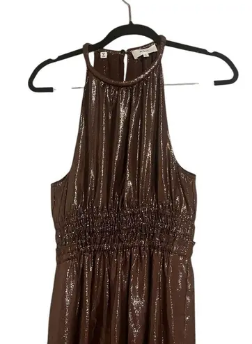 ALC Frank A.L.C. Elara Metallic Maxi Dress size 8
